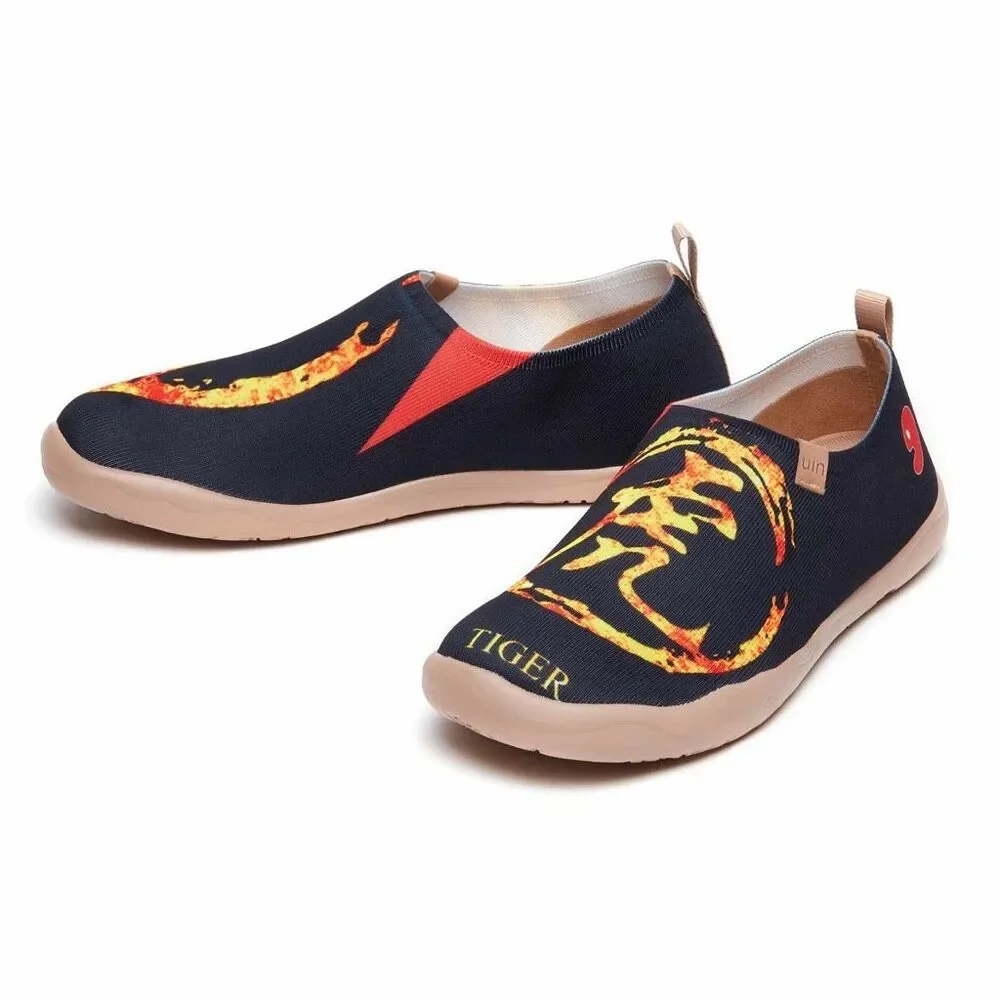 UIN Men's Walking Travel Shoes Canvas Comfort Sneaker (Hu Toledo)